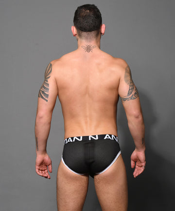 DOORBUSTER! Mesh Football Brief w/ Almost Naked – Andrew Christian
