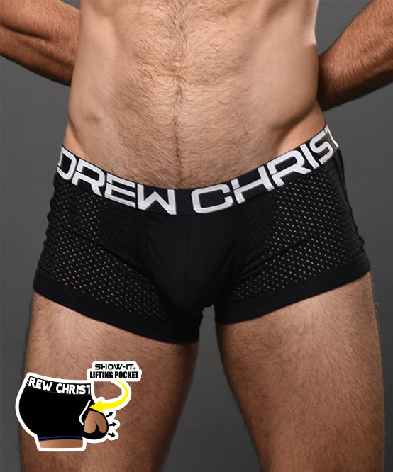 Andrew Christian 4-Way Stretch Mesh Boxer MASTER CHAPS Backless 92245 22 –  IBBY