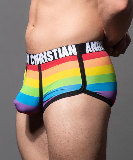 Pride Stripe Boxer w/ ALMOST NAKED® – Andrew Christian Retail