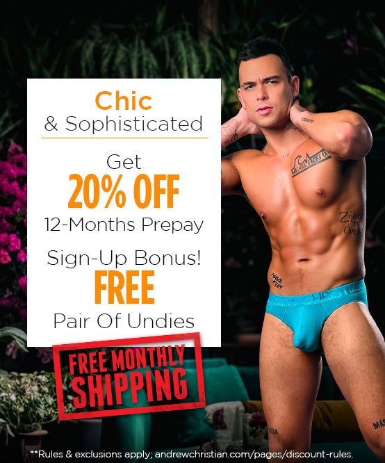 Chic & Sophisticated Curated Underwear Club with FREE SHIPPING – Andrew  Christian Retail