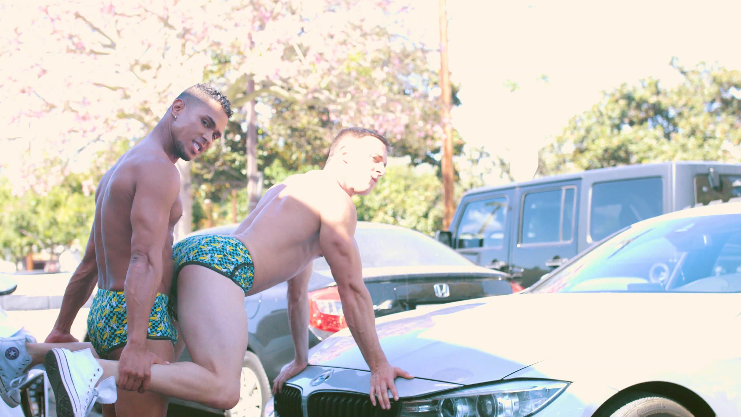 Teaching Gay Sex Positions: Car Edition 2 – Andrew Christian Retail